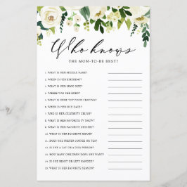 White Winter Flowers die het beste spel van mama k