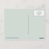 White Winter Geese Briefkaart (Achterkant)