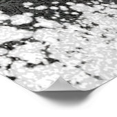 White Winter Horse in Mountain Forest Poster (Hoek)