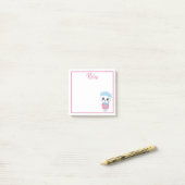 White Winter Kitten Post-it Notes (Op bureau)
