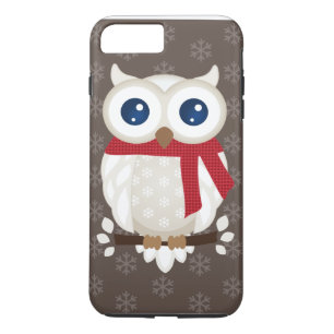 White Winter Owl iPhone 8/7 Plus Hoesje