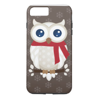 White Winter Owl iPhone 8/7 Plus Hoesje