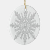 White Winter Snowflake zal je mijn Bridesmaid zijn Keramisch Ornament (Rechts)
