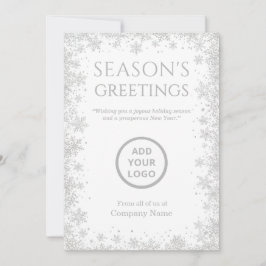 White Winter Sparkle Feestdagenkaart