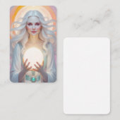 White Witch Oraclekaarten Visitekaartje (Voorkant / Achterkant)