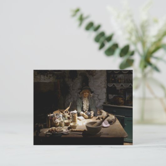 White Witch's Kitchen Museum, Witchcraft & MAGICK Briefkaart (Staand voorkant)