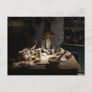 White Witch's Kitchen Museum, Witchcraft & MAGICK Briefkaart