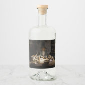 White Witch's Kitchen Museum, Witchcraft & MAGICK Likeurfles Etiket (Voorkant)