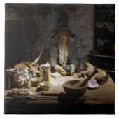 White Witch's Kitchen Museum, Witchcraft & MAGICK Tegeltje (Voorkant)