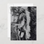 White Wolf, a Comanche Chief, c.1891-98 Briefkaart (Voorkant / Achterkant)