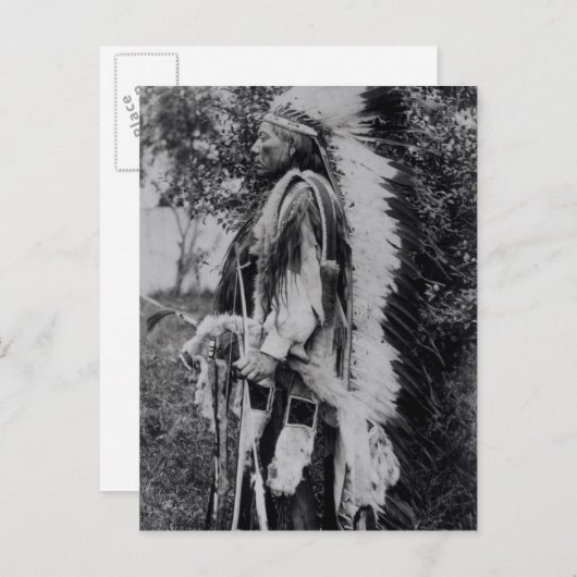 White Wolf, a Comanche Chief, c.1891-98 Briefkaart (Voorkant / Achterkant)