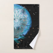 White Wolf Blue Moon Bad Handdoek (Handdoek)