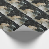 White Wolf Cadeaupapier (Hoek)