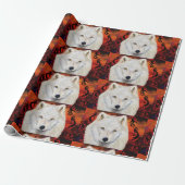 White Wolf Cadeaupapier (Uitgerold)