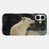 White Wolf Case-Mate iPhone Case (Achterkant (horizontaal))