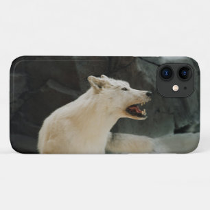 White Wolf iPhone 11 Hoesje