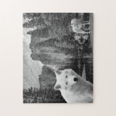 White Wolf Creek Brook Forest Landschaps Poster Legpuzzel (Verticaal)