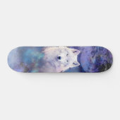 White Wolf Dark Moon Skateboard (Horizontaal)