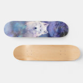 White Wolf Dark Moon Skateboard (Horizontaal)