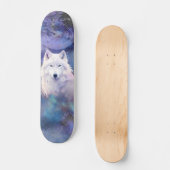 White Wolf Dark Moon Skateboard (Voorkant)