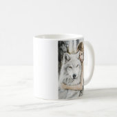 White Wolf en Girl Koffiemok (Voorkant rechts)