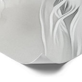 White Wolf en Girl Poster (Hoek)