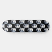 White Wolf Head Pattern Design Persoonlijk Skateboard (Horizontaal)