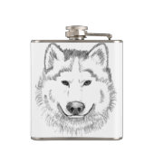 White Wolf Heupfles (Achterkant)