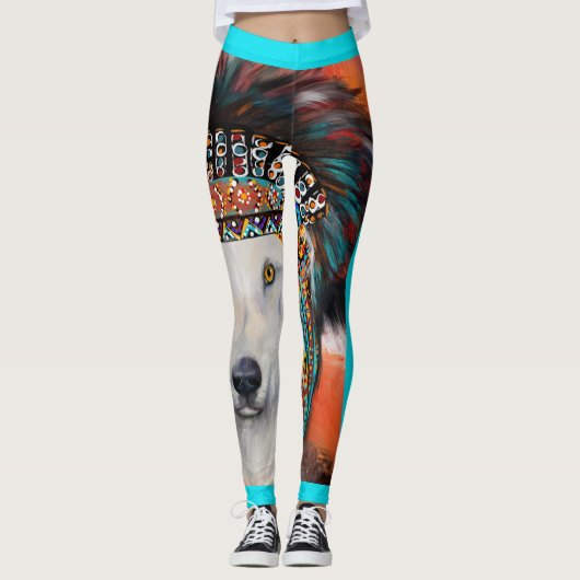 White Wolf Leggings (Voorkant)