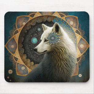 White Wolf Mandala Muismat