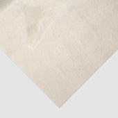 White Wolf Portrait with Forest Overlay Decoupage  Tissuepapier (Detail)