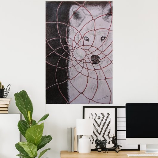 White Wolf Poster (Thuiskantoor)
