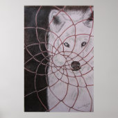 White Wolf Poster (Voorkant)