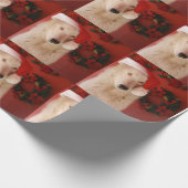 White Wolf Santa Cadeaupapier (Hoek)