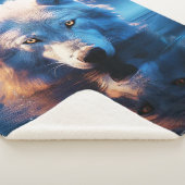 White Wolf Sherpa Blanket Deken (3/4)