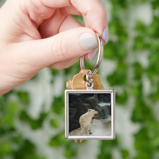 White Wolf Sleutelhanger (Hand)