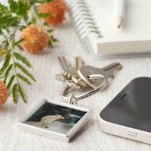 White Wolf Sleutelhanger (Zijkant)