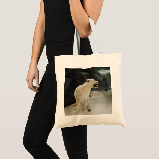 White Wolf Tote Bag (Voorkant (product))