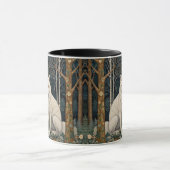 White wolf vintage boho woodland forest  mok (Midden)