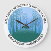 White Wolves Guild Clock Grote Klok (Voorkant)