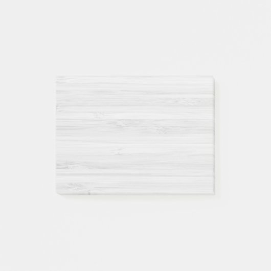 White Wood Minimal Shabby Chic Post-it® Notes (Voorkant)