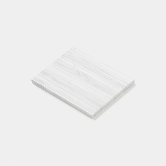 White Wood Minimal Shabby Chic Post-it® Notes (Schuin)