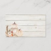 White Wood Pumpkin Pampas Grass Hoeveel Snoepjes Informatiekaartje (Achterkant)