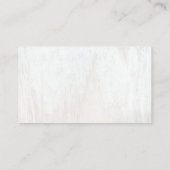 White Wood Social Media Icons Visitekaartje (Achterkant)