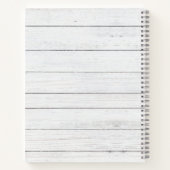 White Wood Specialized Family Recipe Cookbook Notitieboek (Achterkant)