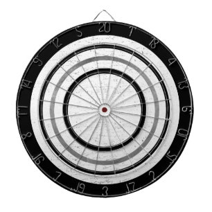 White Wood Texture Custom Dart Board Dartbord