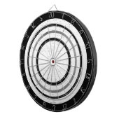 White Wood Texture Custom Dart Board Dartbord (Voorkant Rechts)