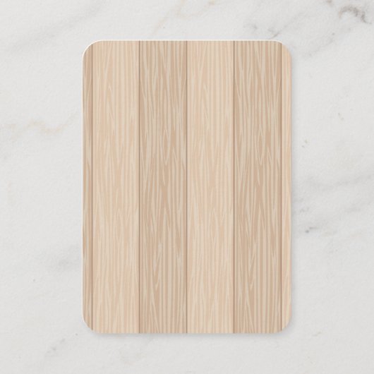 White Wood Twinkle Twinkle Little Star Baby shower Informatiekaartje (Achterkant)