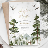White Wooland Animal Jingle & Mingle Forest Kaart