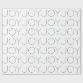 White Wrapping Paper met een moderne minimalistisc Cadeaupapier (Vlak)